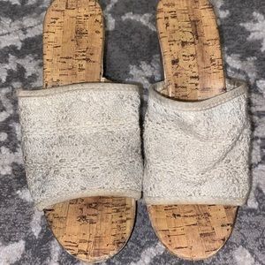 Used wedge sandals